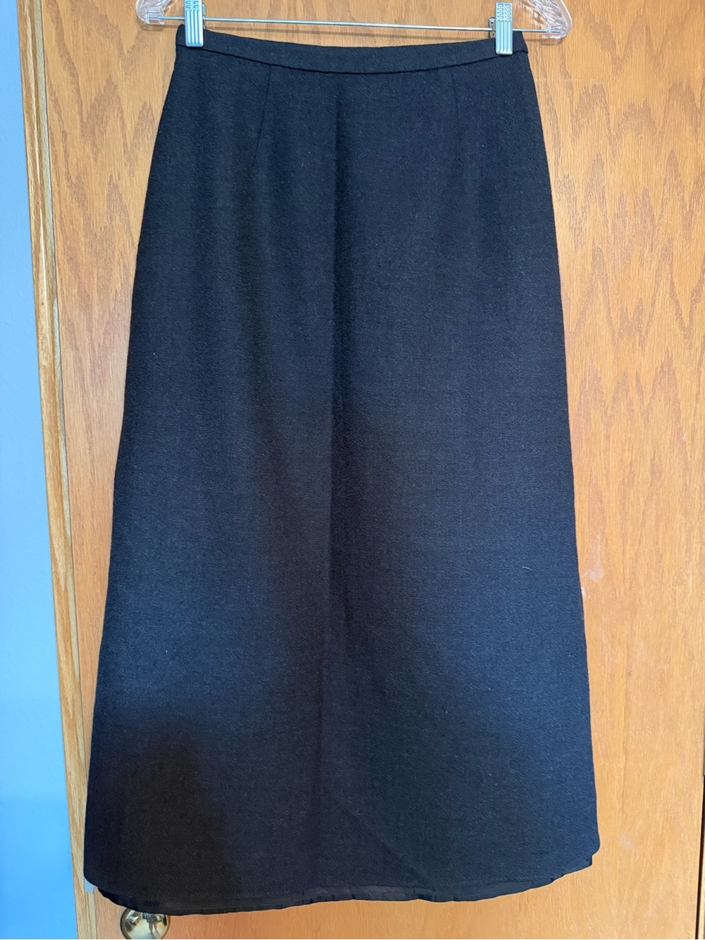 Eddie Bauer Black Midi A-Line Skirt